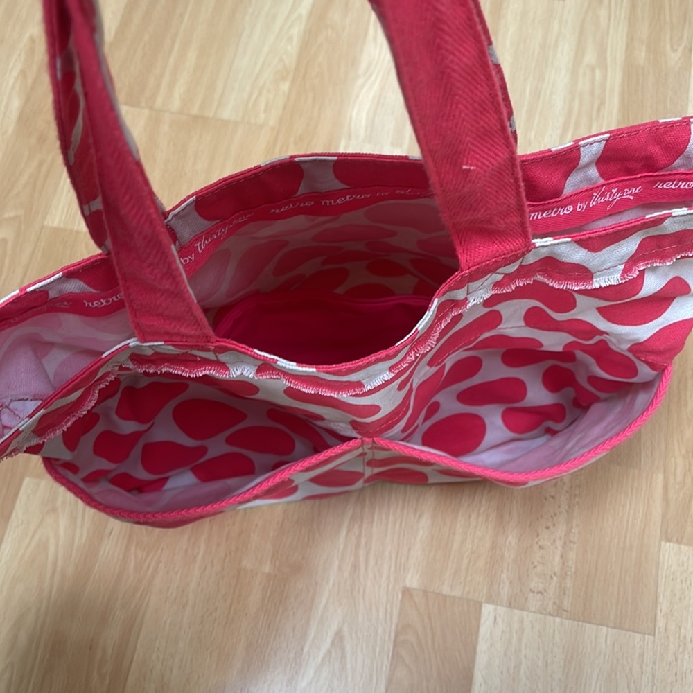 Thirty-One Polka Dot Tote - Picture 4 of 7